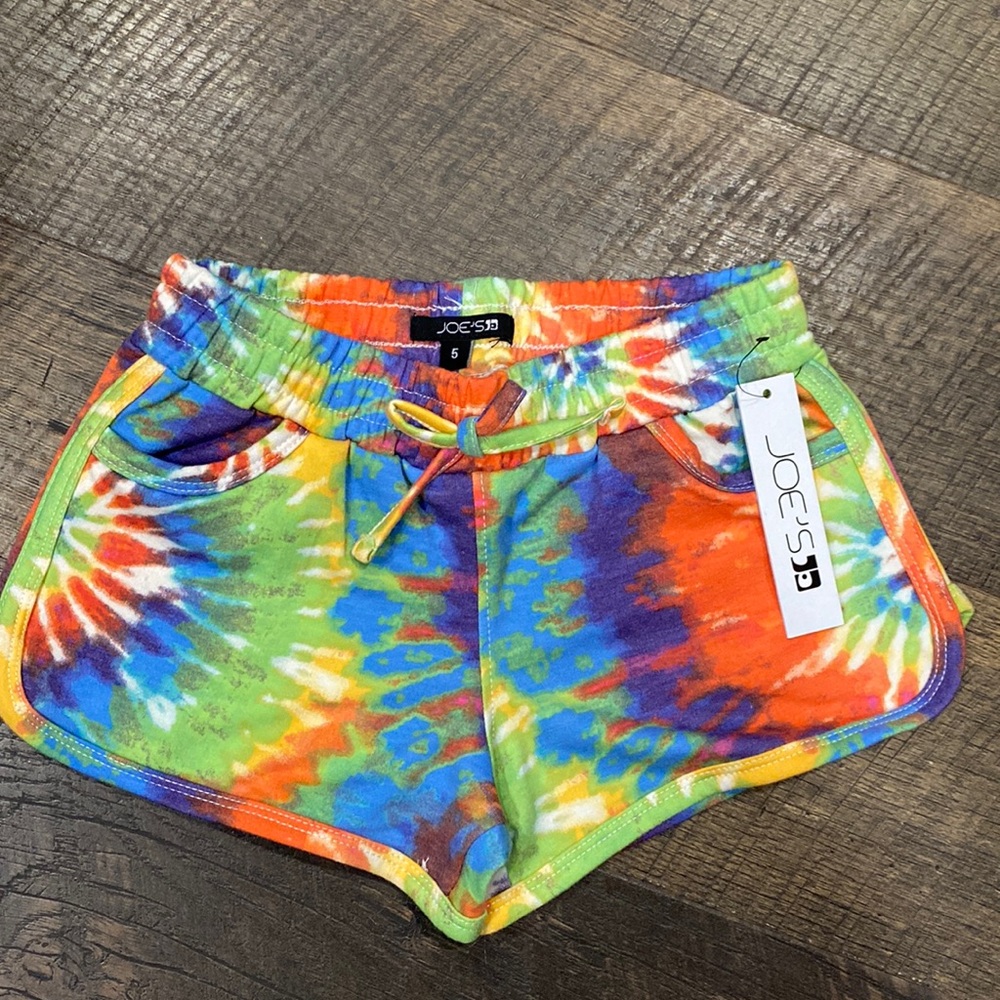 Kids Joe’s Tie-dye Rainbow Shorts